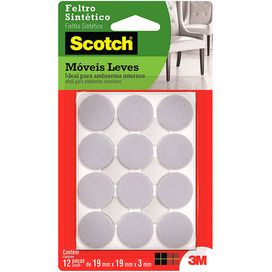 Feltro Redondo Pequeno Branco 3m