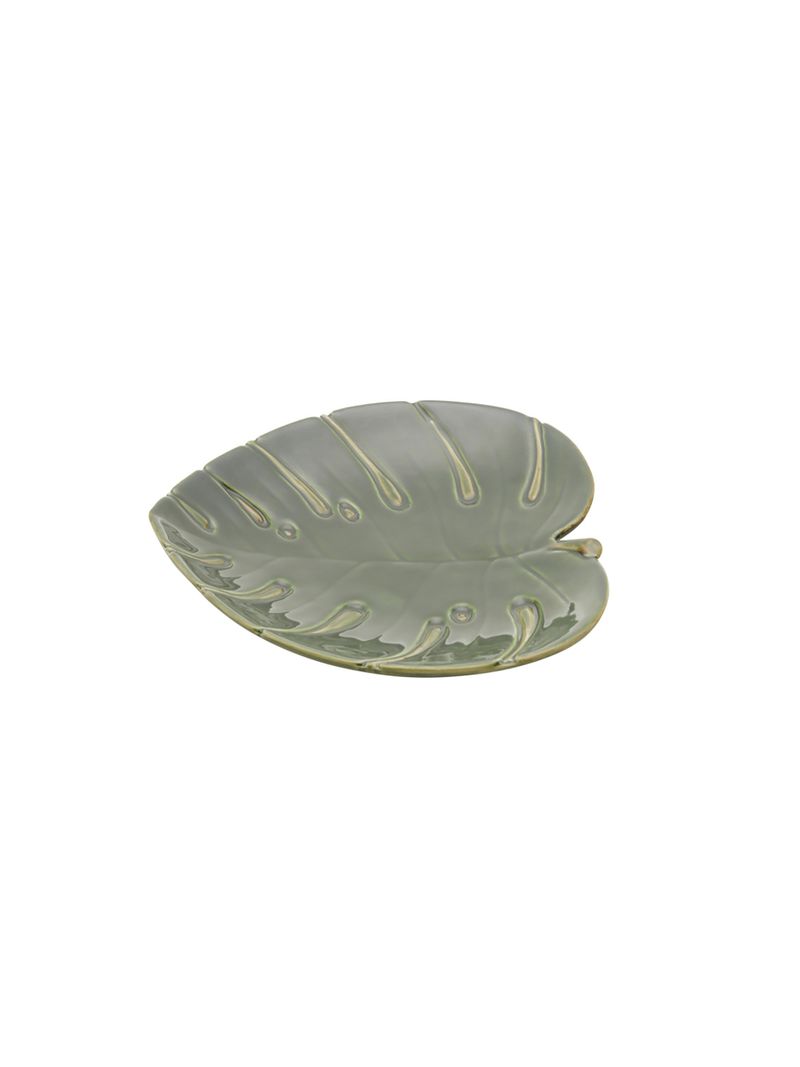 Folha-Decorativa-Costela-de-Adao-22cm-Verde-Lyor