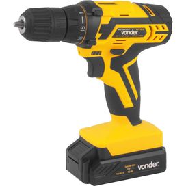 Furadeira Parafusadeira Pfv074 12V 74 Peças Amarelo/Preto Vonder