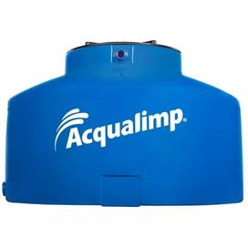 Caixa D' Água Tampa Rosca 1000L Azul Acqualimp
