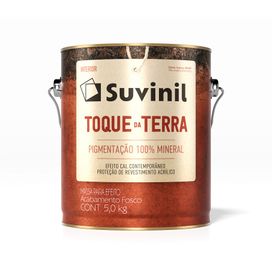 Massa Efeito Toque da Terra Fosco 5kg Barro Cerrado Suvinil