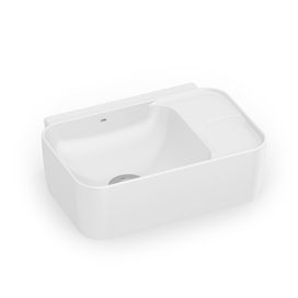 Lavatório Apoio ou Suspenso Eco 400x300 Branco Celite