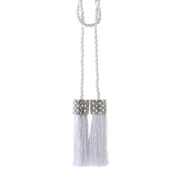 Cordão Infinity Mini Franjas Branco Bella Arte