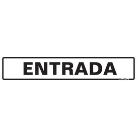Placa 5X25 Entrada Sinalize