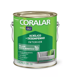 Tinta Coralar Acrílica Branco Gelo 3.6L da Coral