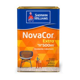 Tinta Acrílica Novacor Rende Mais Fosco 18L Palha Sherwin Wiliams