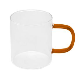 Conjunto 2 Canecas Vidro Borossilicato com Alça Âmbar Lyor
