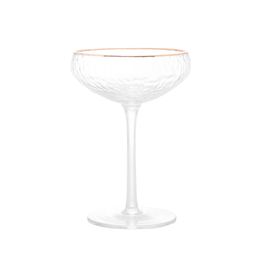 Conjunto 2 Taças Cristal Coupe Martelado  Lyor