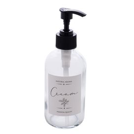 Porta Creme de Vidro 250ml Lyor