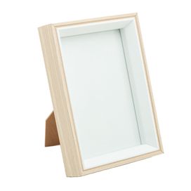 Porta Retrato MDF Texturizado 20X25cm Branco Lyor