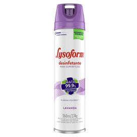 Desinfetante Aerosol Lavanda Lysoform J S Johson