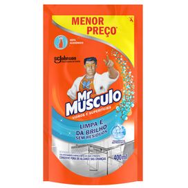 Limpa Vidro Sachet Refil 400ml Mr Músculo J S Johnson