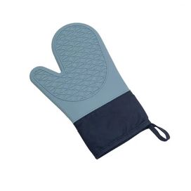 Luva para Forno Silicone com Proteção Térmica Azul OIKOS
