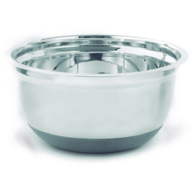 Bowl Inox e Silicone 25cm Preto Mimo