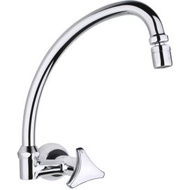 Torneira Cozinha Parede Bica Móvel  com Arejador Aquario 1168 Cromado Fabrimar