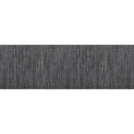 Passadeira Mix 55x1,50cm Linho Preto e Branco Kapazi