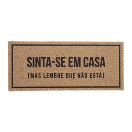Capacho Long 2 Sinta se em Casa 30x70cm Estampado Kapazi