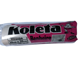 Saco de lixo Roll Banheiro 34x38 Colmag Branco Koleta