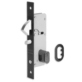 Fechadura Externo Roseta 425 Napole Resinado Preto Haga