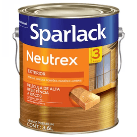 Verniz Neutrex Sparlack Cetol 3.6L Castanho Avermelhado Brilhante da Coral