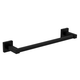 Porta Toalha Barra 2040 30CM Quadratta Black Mate Deca