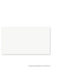 Revestimento 37x74CM Branco Neve Plus Brilhante Retificado Cecafi