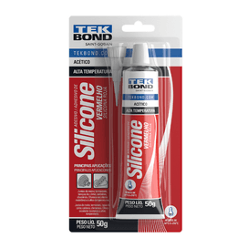 Silicone Adesivo 50g Alta Temperatura Vermelho TekBond