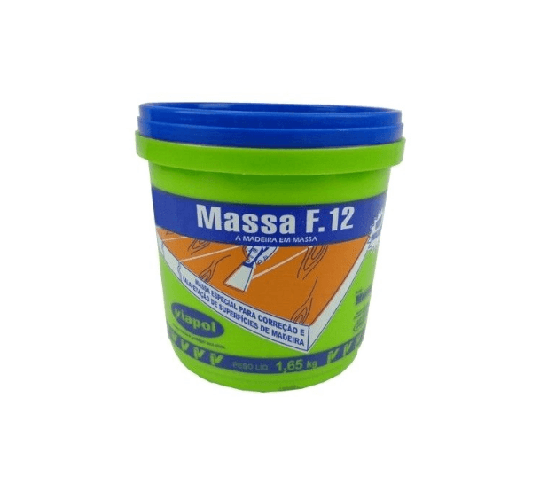 Massa Para Calafetar F12 Viapol 1,65kg Castanho
