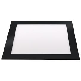 Painel Led Slim Embutir Quadrado 18w 6500k Preto Bronzearte
