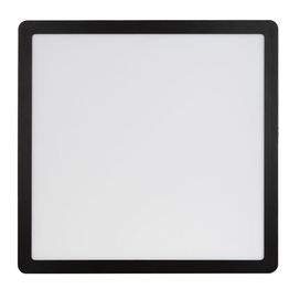 Painel Led Home Sobrepor Quadrado 24w 6500k Preto Bronzearte
