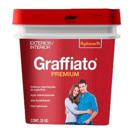 Textura Graffiato Riscado Premium 25kg Branco Hydronorth