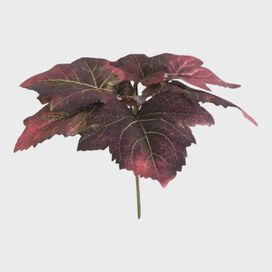 Folha Uva Forração Pick 20cm Purpura/Vermelho Flor Arte