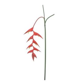 Heliconia Real Toque 1,38m Vermelho Flor Arte