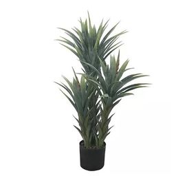 Arvore Agave com Powder com Pote 95cm Verde Flor Arte