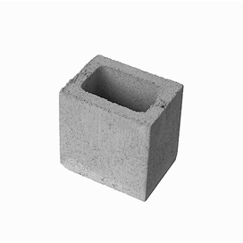 Bloco Concreto 14x19x19 Fundo Vazado Refa