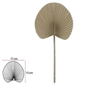 Folha Leque 36cm Palha Flor Arte