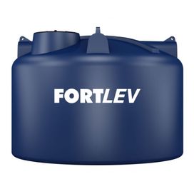 Tanque 10000L com tampa rosca azul Fortlev