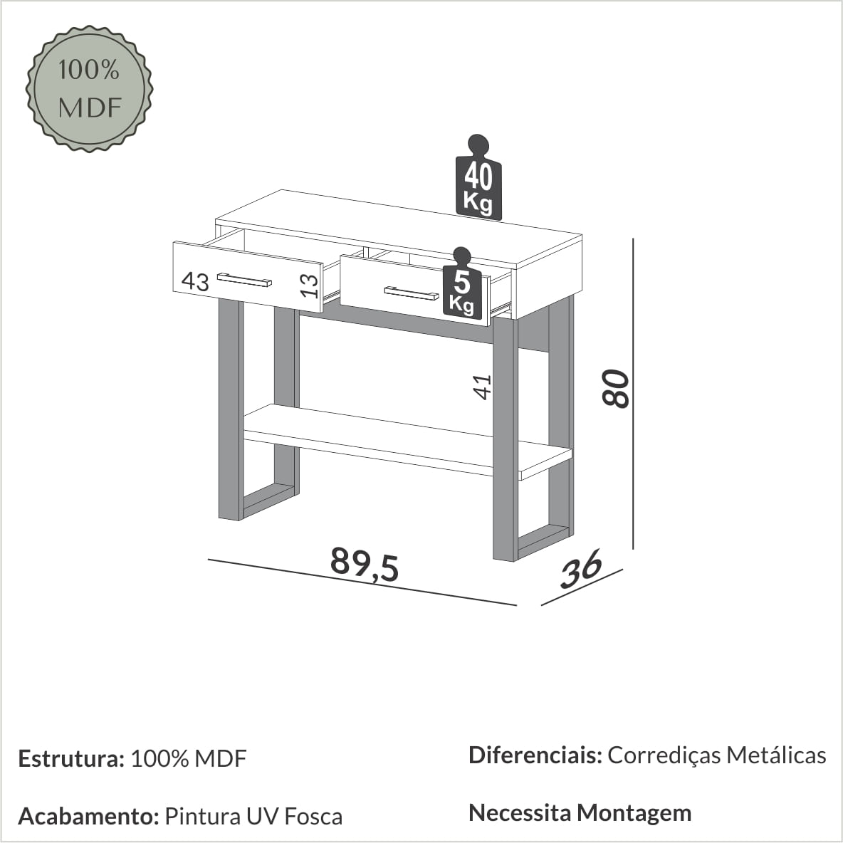 Aparador Industrial - Venca - MKP000248860