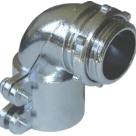 Conector Box Curvo Zamac 1/2 com 2 Peças Inca