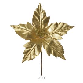 Haste bico de papagaio dourado 15cm Flor Arte