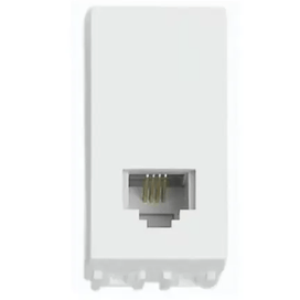 Tomada RJ11 4 Fios M2082N Thesi Bticino Branco Pial