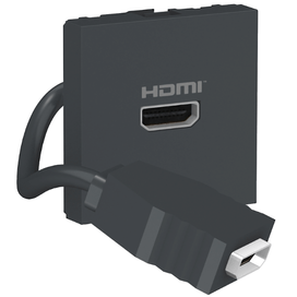 Modulo Tomada Hdmi Pre-Cabeada 2m Orion Grafite Schneider