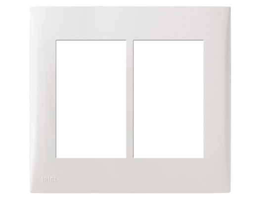 Placa Com Suporte 4x4 4 Módulos Separados Imperia Branca