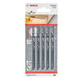 Lâmina Serra Tico para Madeira T111C com 5 Bosch