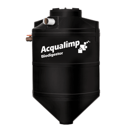 Biodigestor 750L preto Acqualimp