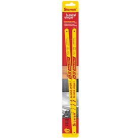 Lâmina Serra Manual 18 Dentes 2 Unidades Bi-metal Amarelo Starrett