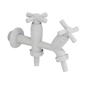 Torneira Tanque/Maquina de Lavar Cross Branco Tigre