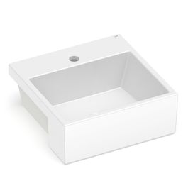 Cuba Semi Encaixe 410x410cm Q41/Q2 Branco com Mesa Celite