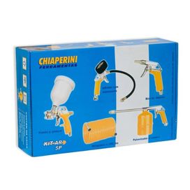 Kit para Ar 5 Peças Branco/Amarelo Chiaperini