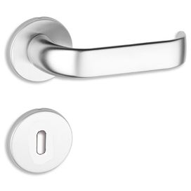 Fechadura Interna Roseta 527 Brava 5549 Cromado/Acetinado Haga